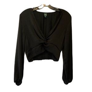 Black crop top Medium